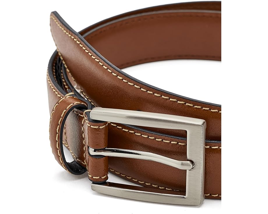 Ремень Brooks Brothers из телячьей кожи с текстурой