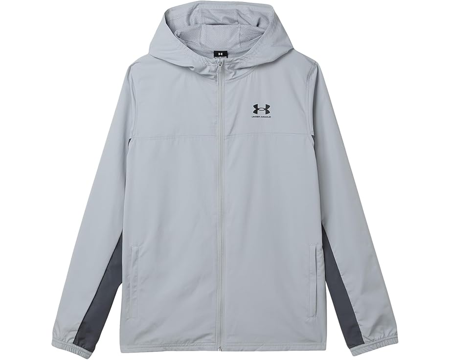 Детская куртка Under Armour Rival Woven с капюшоном и карманами
