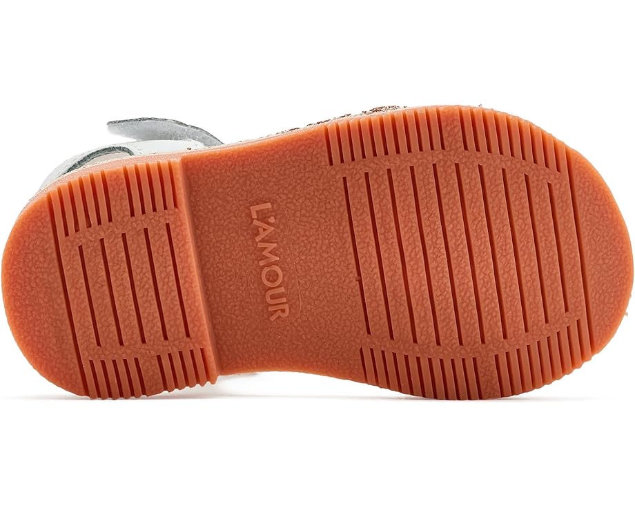 Сандалии L'Amour Shoes Kids Athena с круглым носком и пряжкой