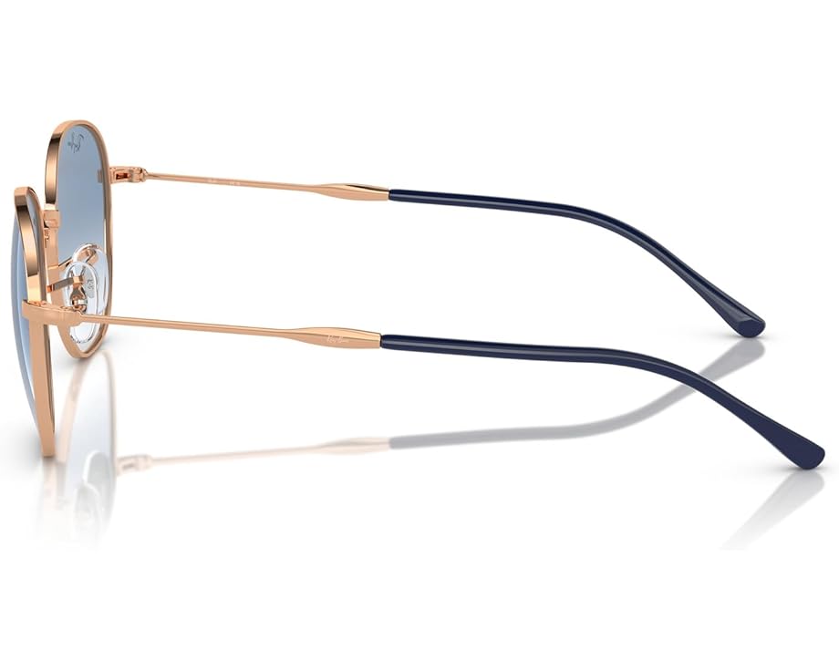 Солнцезащитные очки Ray-Ban 0RB3809 с металлической овальной оправой