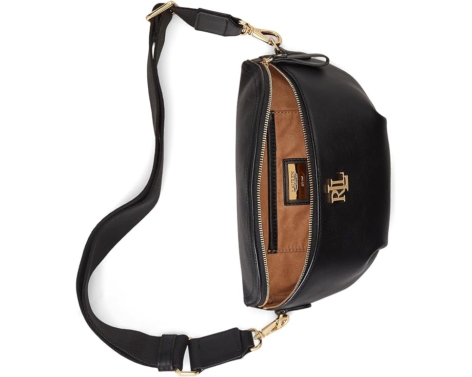 Поясная сумка Lauren Ralph Lauren из натуральной кожи с регулируемым ремнем