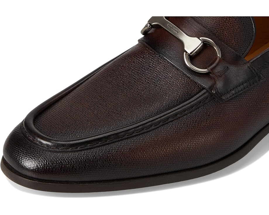 Magnanni Darien лоферы из текстурированной кожи с металлической деталью