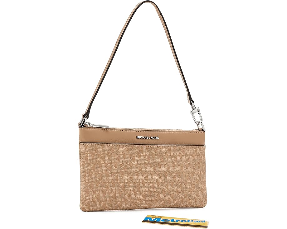 Клатч Jet Set с верхней молнией и съемным ремешком MICHAEL Michael Kors