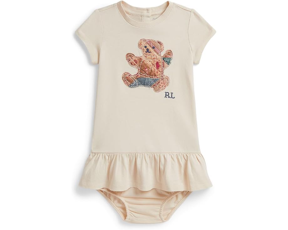 Хлопковое платье с мишкой и шорты Polo Ralph Lauren для малышей