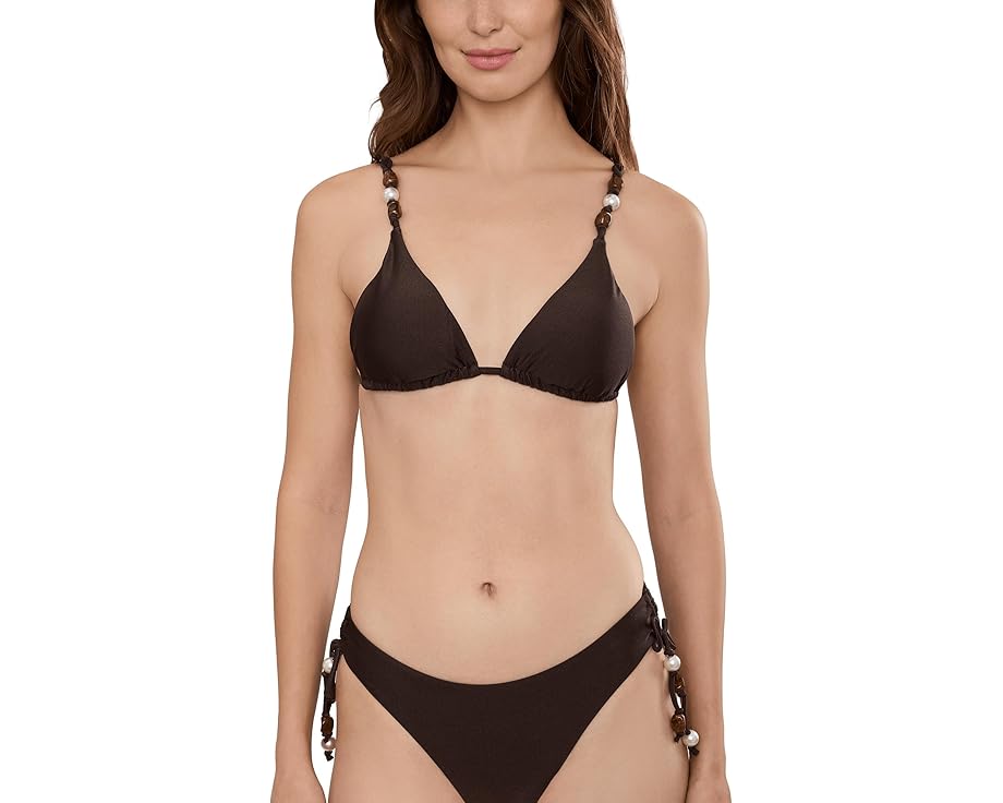 Купальник Seafolly Palermo Slide Tri с бусинами на бретелях
