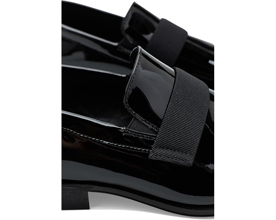 Florsheim Лоферы Tux Plain Toe Strap Slip-On в черном лаковом цвете