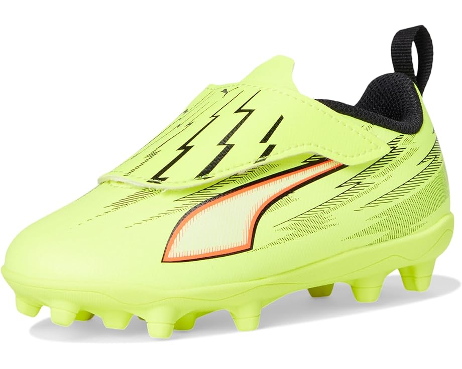 Детские футбольные бутсы PUMA Ultra 6 Play с застежкой на липучке для твердого и искусственного покрытия из переработанных материалов