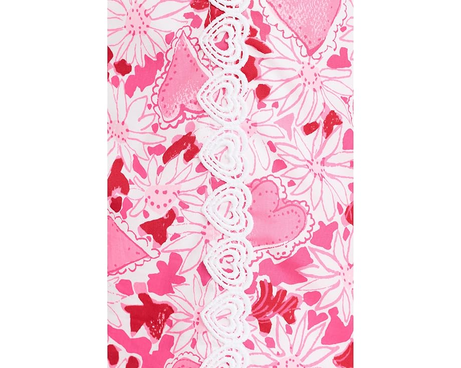 Lilly Pulitzer Kids шорты-юбка Mini Michelina с эластичной талией и цветочным принтом