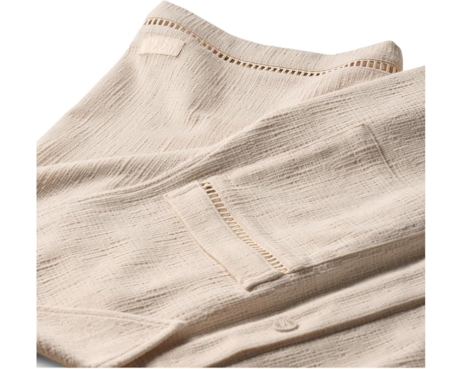 Рубашка UGG Devyn с коротким рукавом и отделкой из косы
