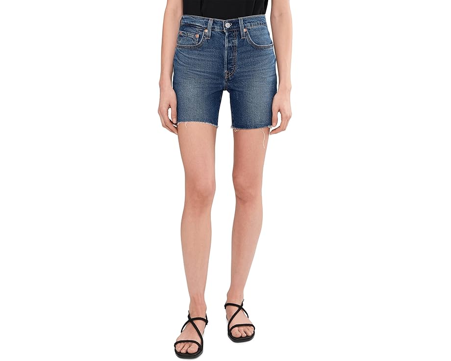 Шорты Levi's® Premium 501 Mid Thigh Light-Weight с высокой посадкой и пятью карманами