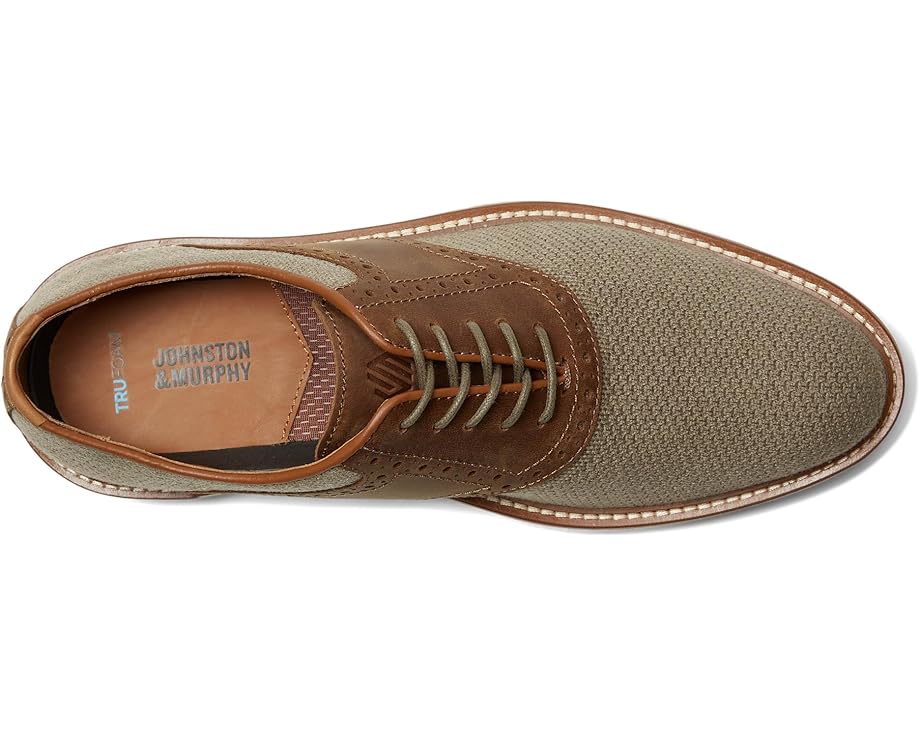 Кроссовки Johnston & Murphy Upton Knit Saddle с переработанными материалами