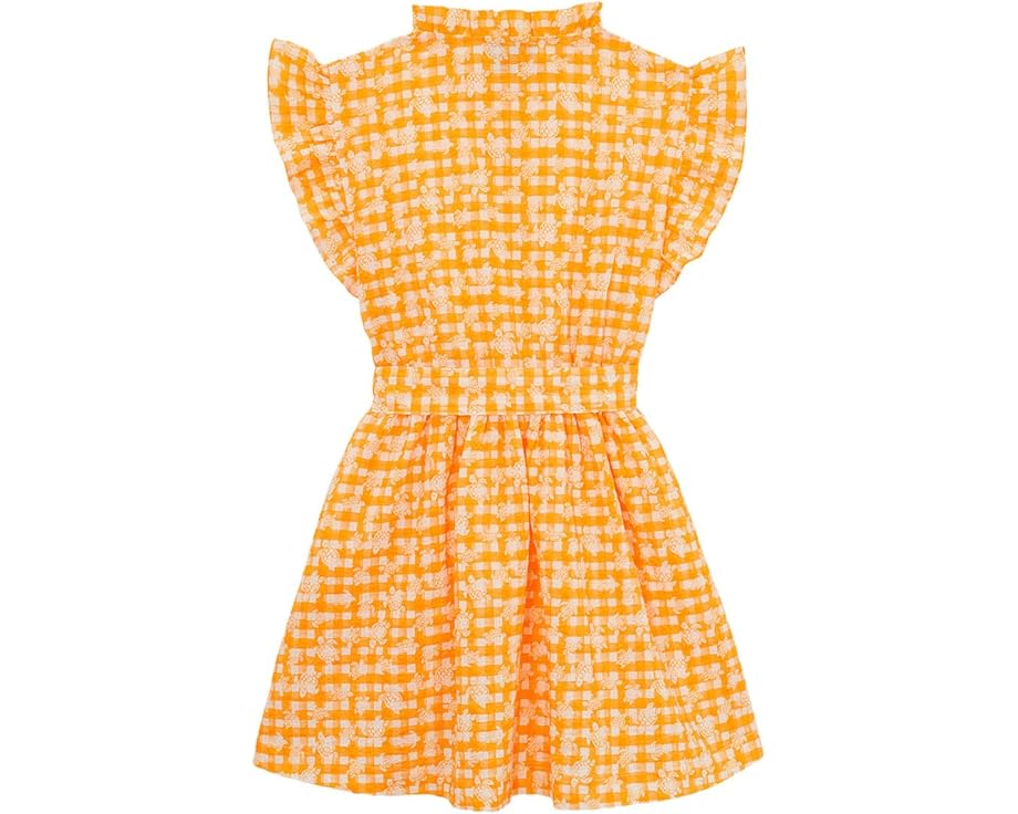 Хлопковое платье Cotton Dress Turtle Vichy Vilebrequin Kids