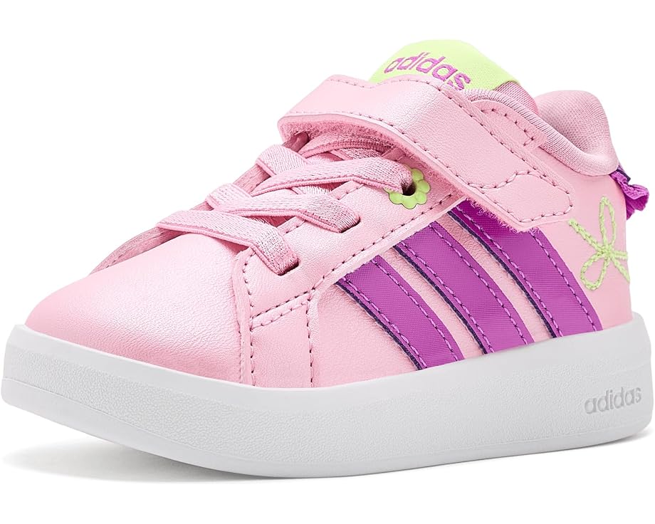 Кроссовки Adidas Grand Court 3.0 для малышей на липучках и эластичных шнурках