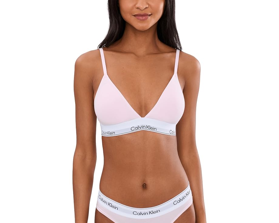 Бралетт Calvin Klein Underwear Icon из хлопка и модала с легким уплотнением