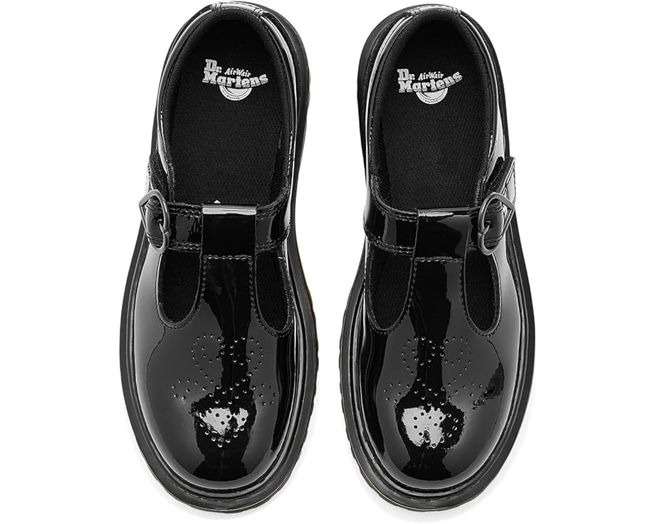 Туфли T-bar Dr. Martens Polley II Y для детей с перфорацией