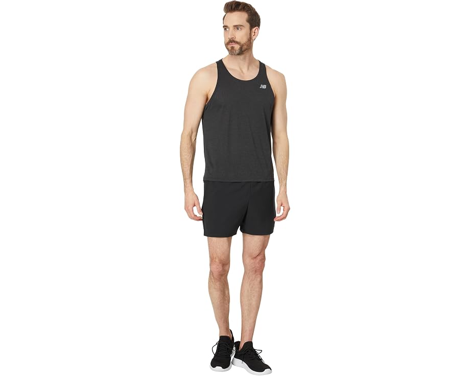 New Balance мужская легкоатлетическая майка Athletics Singlet черная