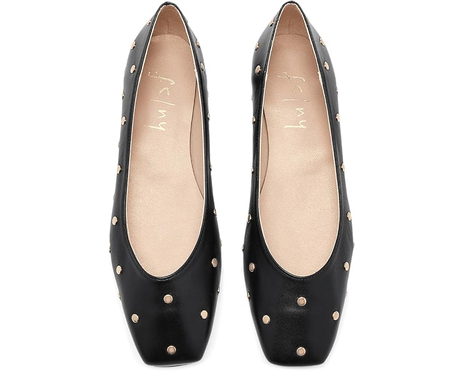 Балетки French Sole Sophie с квадратным носком и шипами