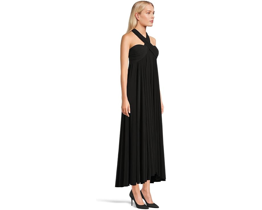 Платье-трансформер Norma Kamali Convertible Gown с запахом и регулируемыми завязками