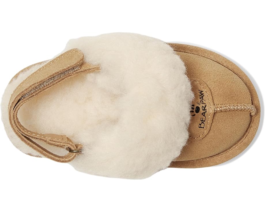 Домашние тапочки Bearpaw Kids Loki с замшевым верхом и подкладкой из смесовой шерсти