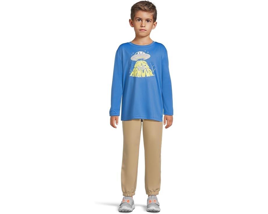 Under Armour Kids Футболка с длинным рукавом UFO Tech с космическим принтом