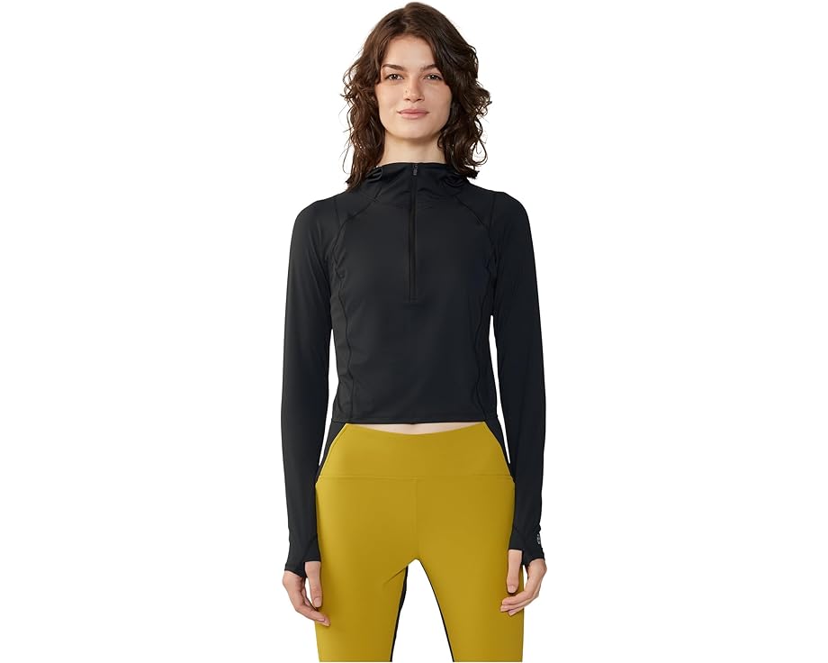 Кроп-худи Mountain Hardwear Crater Lake Crop Zip с защитой UPF 50