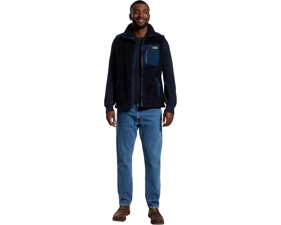 Жилет Bean's Sherpa с капюшоном и карманами на молнии L.L.Bean