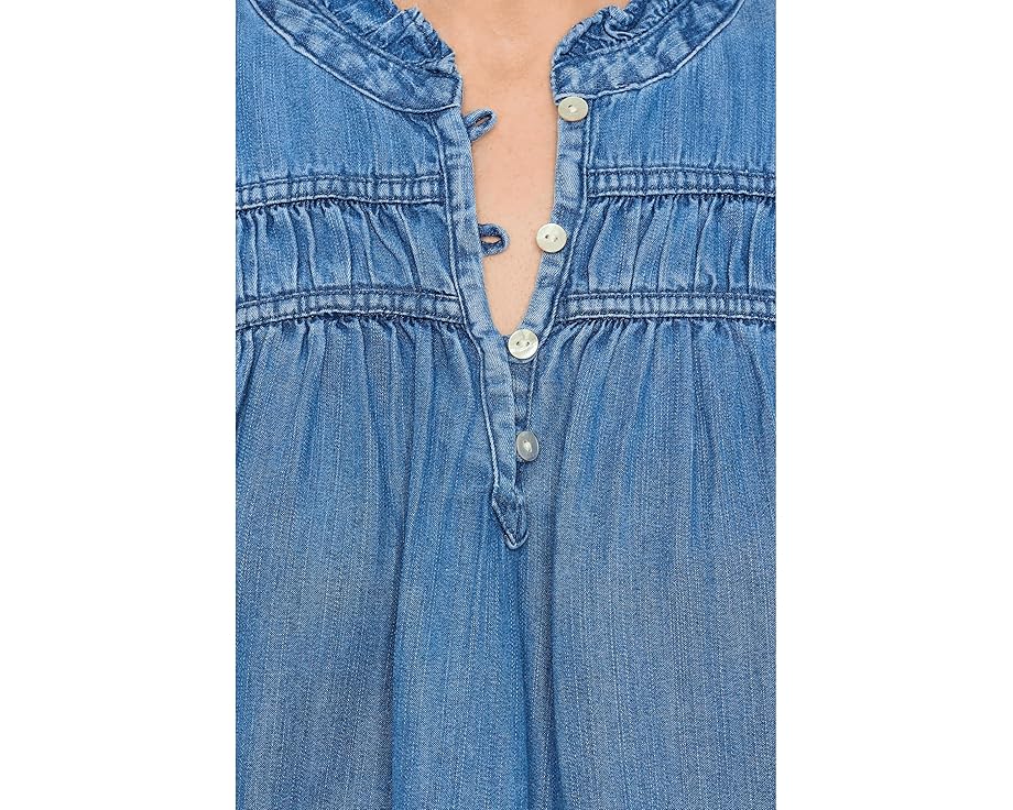 Топ Tommy Bahama Chambray O'lei с воланами без рукавов