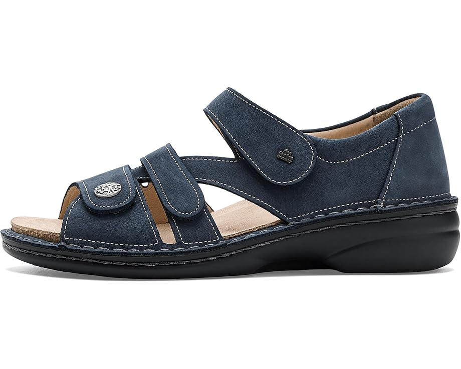 Сандалии Finn Comfort Biella-S Marine Nomad с кожаным верхом и анатомической стелькой