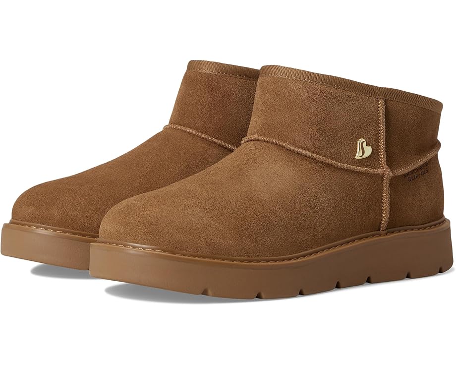 SKECHERS Keepsakes Cozy мини ботинки без шнуровки с утеплением из шерсти и стелькой Memory Foam