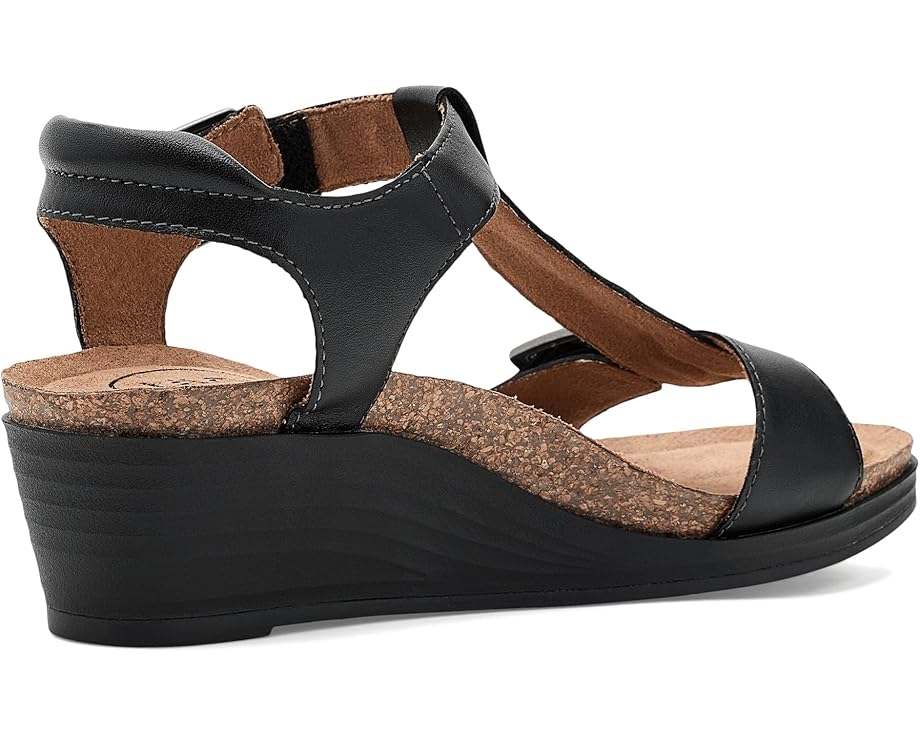 Сандалии Taos Footwear Top Notch на танкетке с кожаным верхом и декоративными пряжками