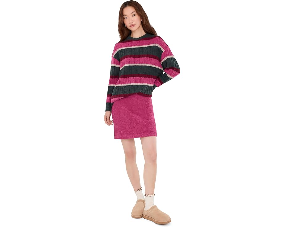UGG Elzie мини-юбка в рубчик из вязаного полотна