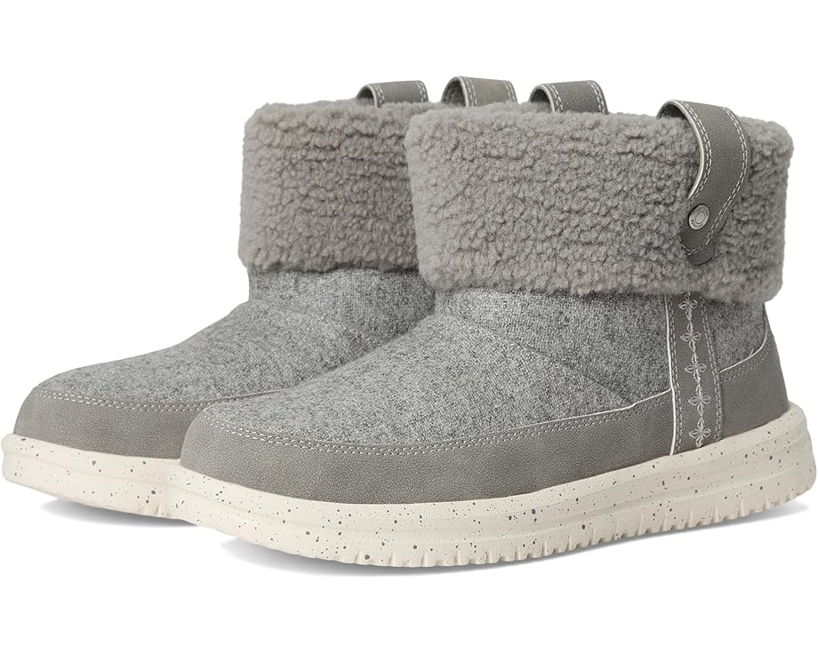 Ботинки Hey Dude Camden Cuff Wool Cozy с хлопковым верхом и водоотталкивающей кожей