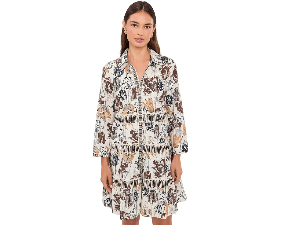Платье Angie от Lilly Pulitzer с карманами и рукавом три четверти