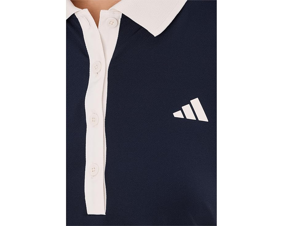 Платье теннисное adidas Heritage мини с пуговицами и коротким рукавом