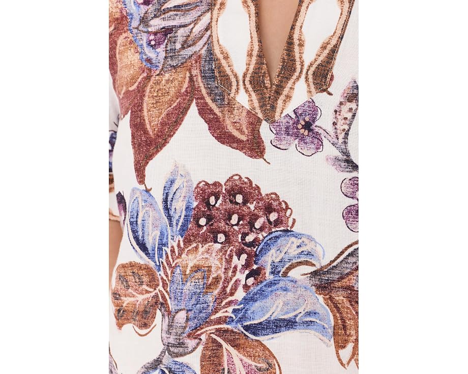 Платье Mesa Shores Short Sleeve Shift Dress от Tommy Bahama с ярким цветочным принтом
