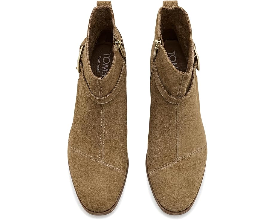 Ботинки TOMS Delilah Buckle на устойчивом каблуке
