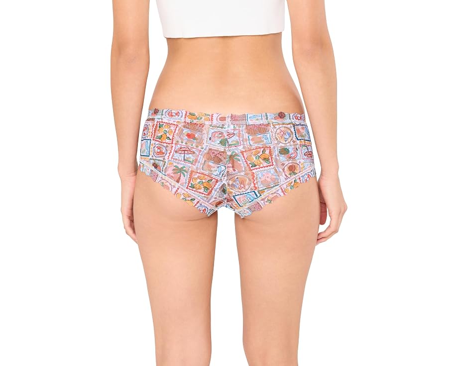 Трусы-шорты Signature Lace Printed от Hanky Panky с принтом