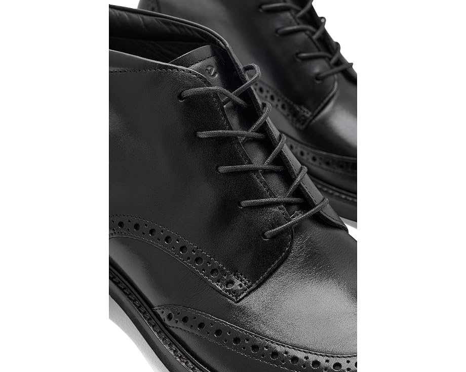 Ботинки ECCO Prague Brogue с крылом на щиколотке