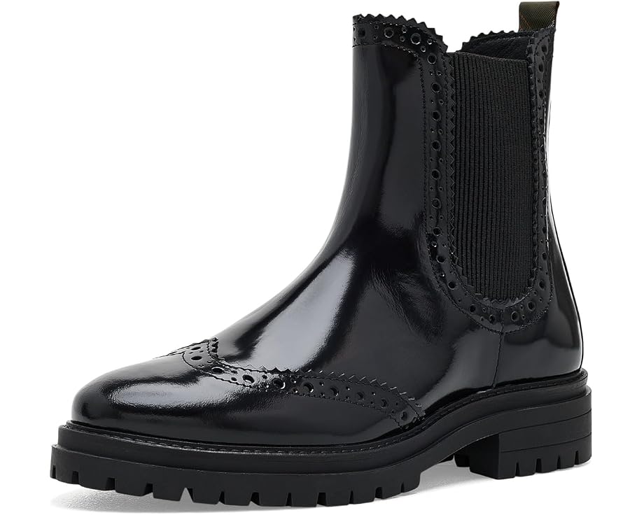 Barbour Fawne Chelsea черные кожаные ботинки
