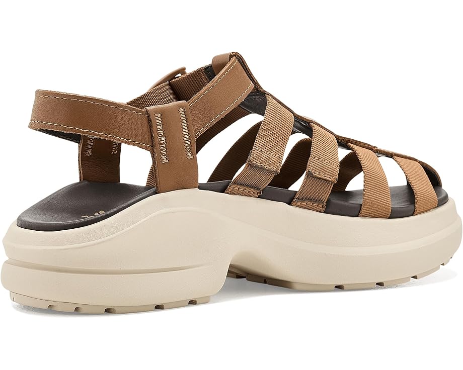 Сандалии Chaco Cushform Fisherman на платформе с кожаным верхом