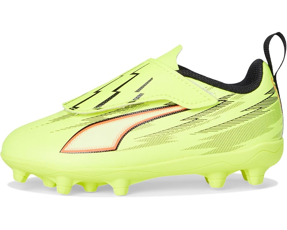 Детские футбольные бутсы PUMA Ultra 6 Play с застежкой на липучке для твердого и искусственного покрытия из переработанных материалов