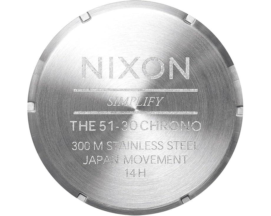 Наручные часы Nixon 51-30 Chrono Leather с хронографом и водозащитой 30 ATM