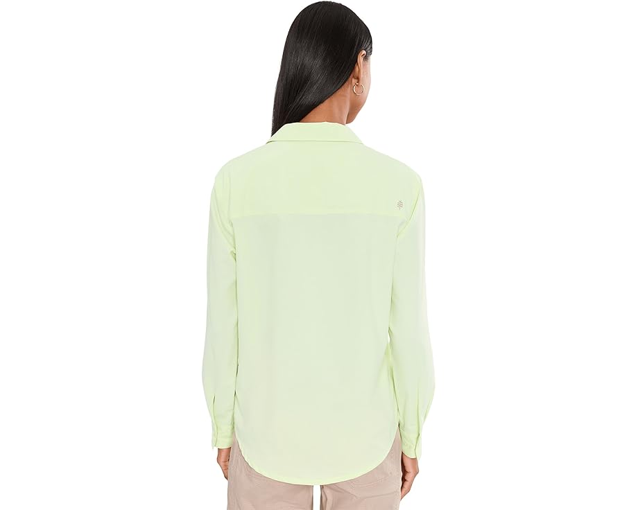 Футболка с длинным рукавом Royal Robbins Salathe Sun Shirt Lime Cream