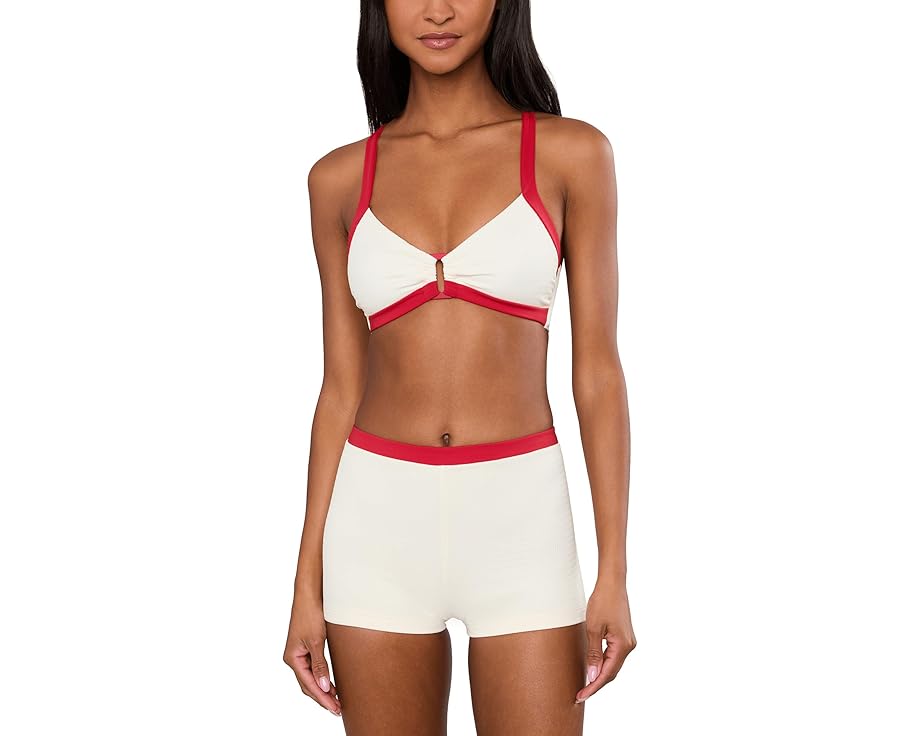 Бралетт Bandwave Multi Fit Trim Front Seafolly в полоску