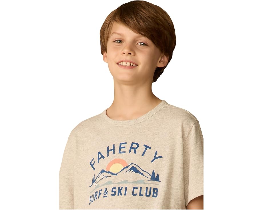 Футболка Graphic Surf & Ski Club Faherty kids с принтом