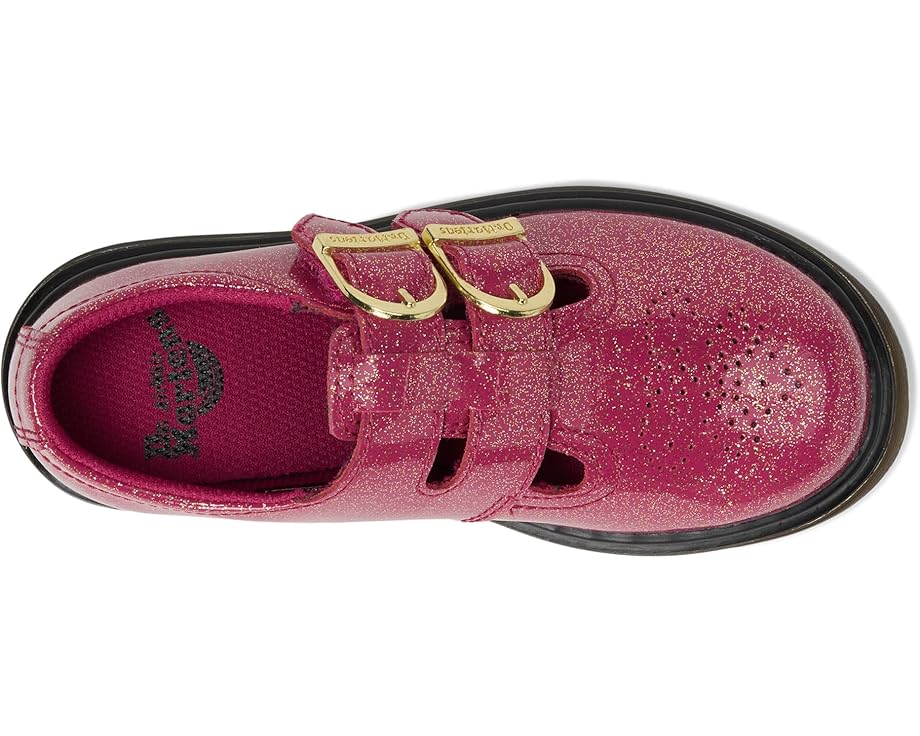 Туфли Mary Jane Dr. Martens 8065 J для детей с перфорацией и пряжками