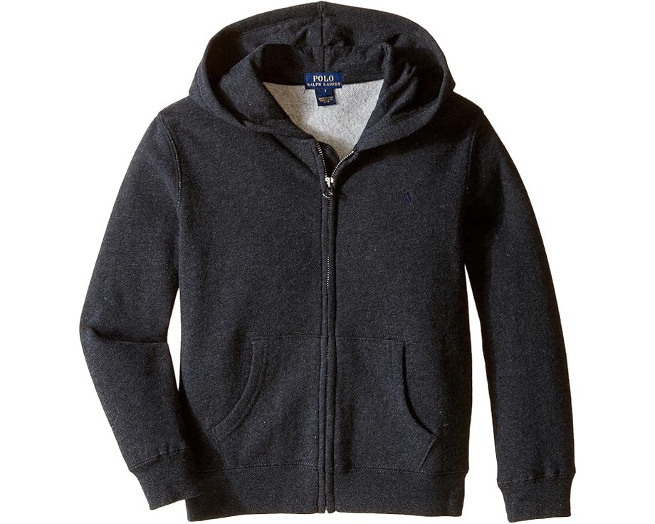Толстовка с капюшоном из хлопкового флиса Polo Ralph Lauren для маленьких детей