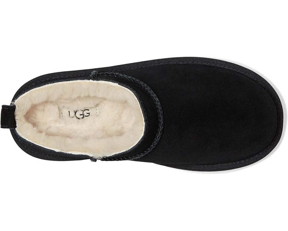 UGG Kids Classic Micro угги из натуральной замши с подкладкой из овчины и подошвой из сахарного тростника