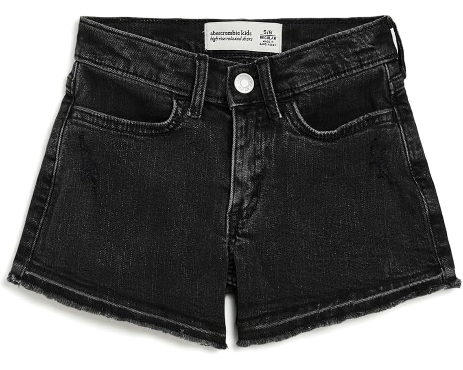 Высокие свободные джинсовые шорты High-Rise для детей от abercrombie kids