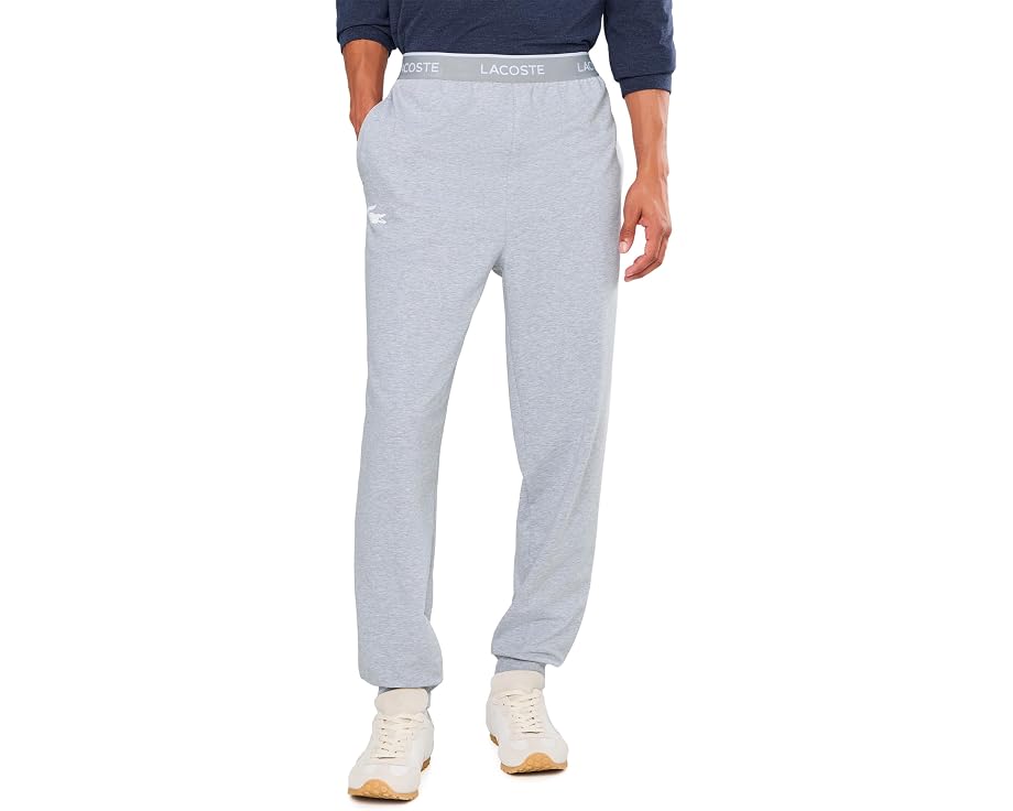 Lacoste Хлопковые флисовые джоггеры для отдыха